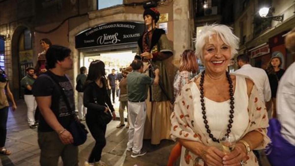 Llordés, en el estreno de su tienda en Boqueria, 31, la semana pasada.