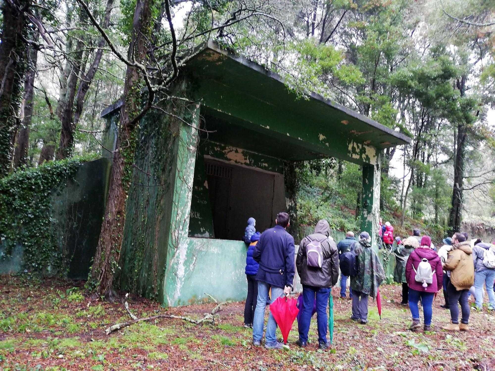 Entrada del antiguo búnker para munición de Tambo.