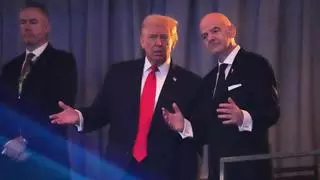 Infantino pide ayuda a Trump para mantener la presidencia de la FIFA