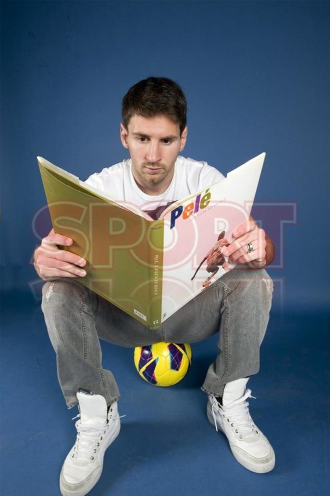 Todos los reportajes de Messi con Sport