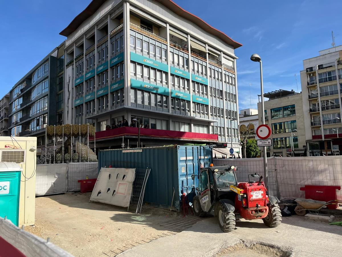 Las obras el Domingo de Ramos