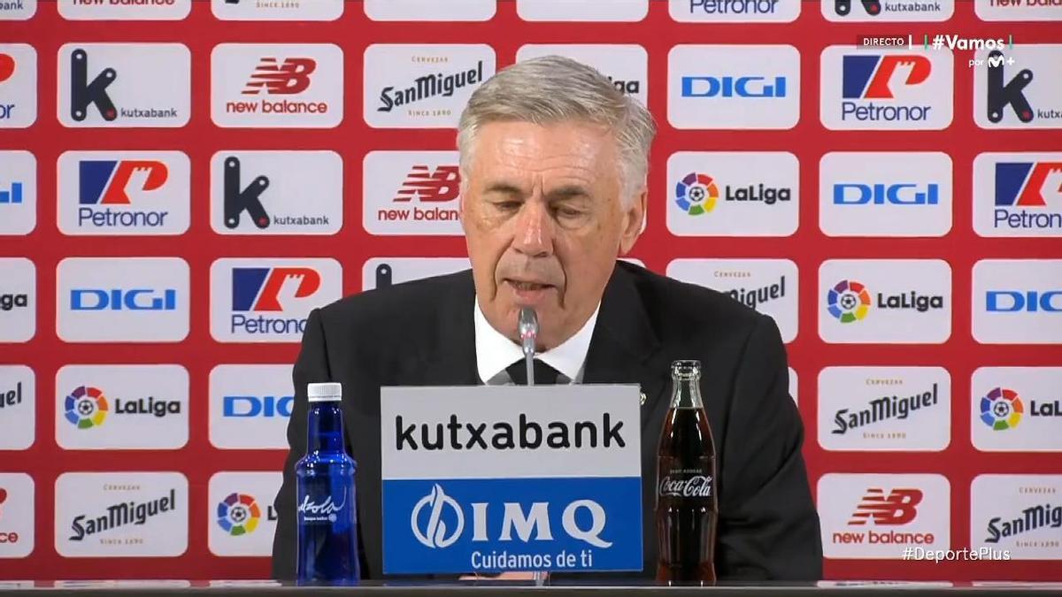 Ancelotti: "Espero que Vinícius sea un poco más respetado por todos"