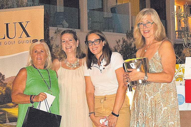 María Teresa Juaneda, Alicia Polo, Emilia Espósito, de Marketing GM Villa Le Blanc y Paola Ferroni.