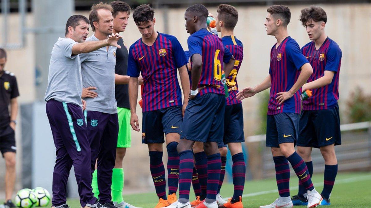 Franc Artiga es uno de los entrenadores mejor valorados en la Masia