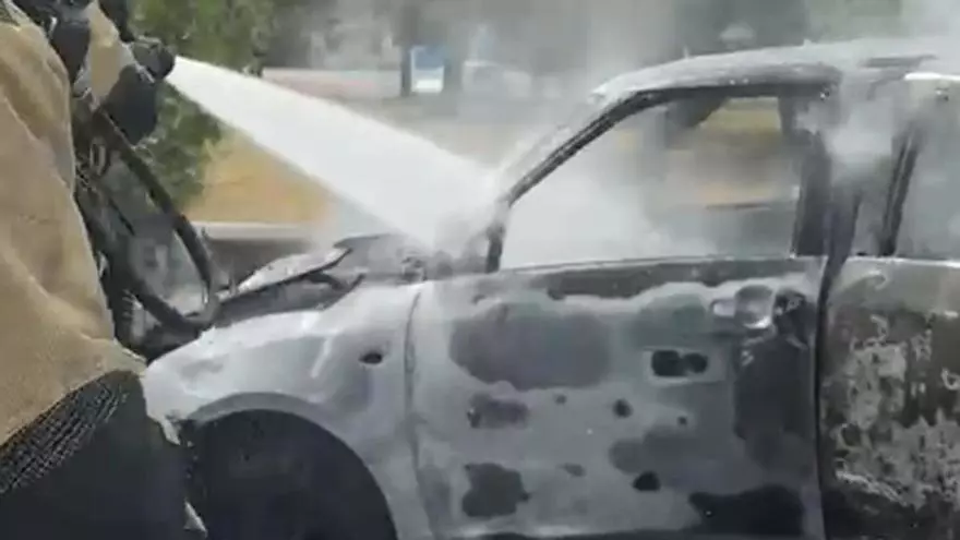 Incendio vehículo en Castelló