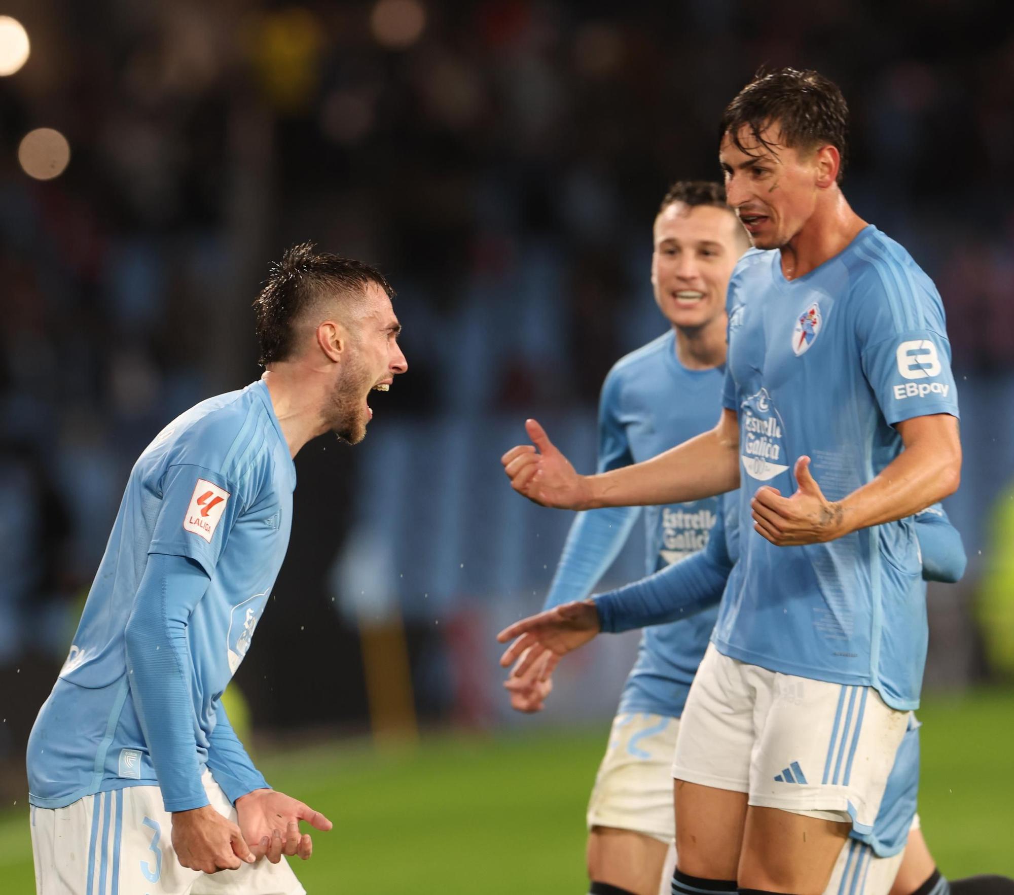 Una victoria bajo la lluvia: las mejores imágenes del Celta-Almería