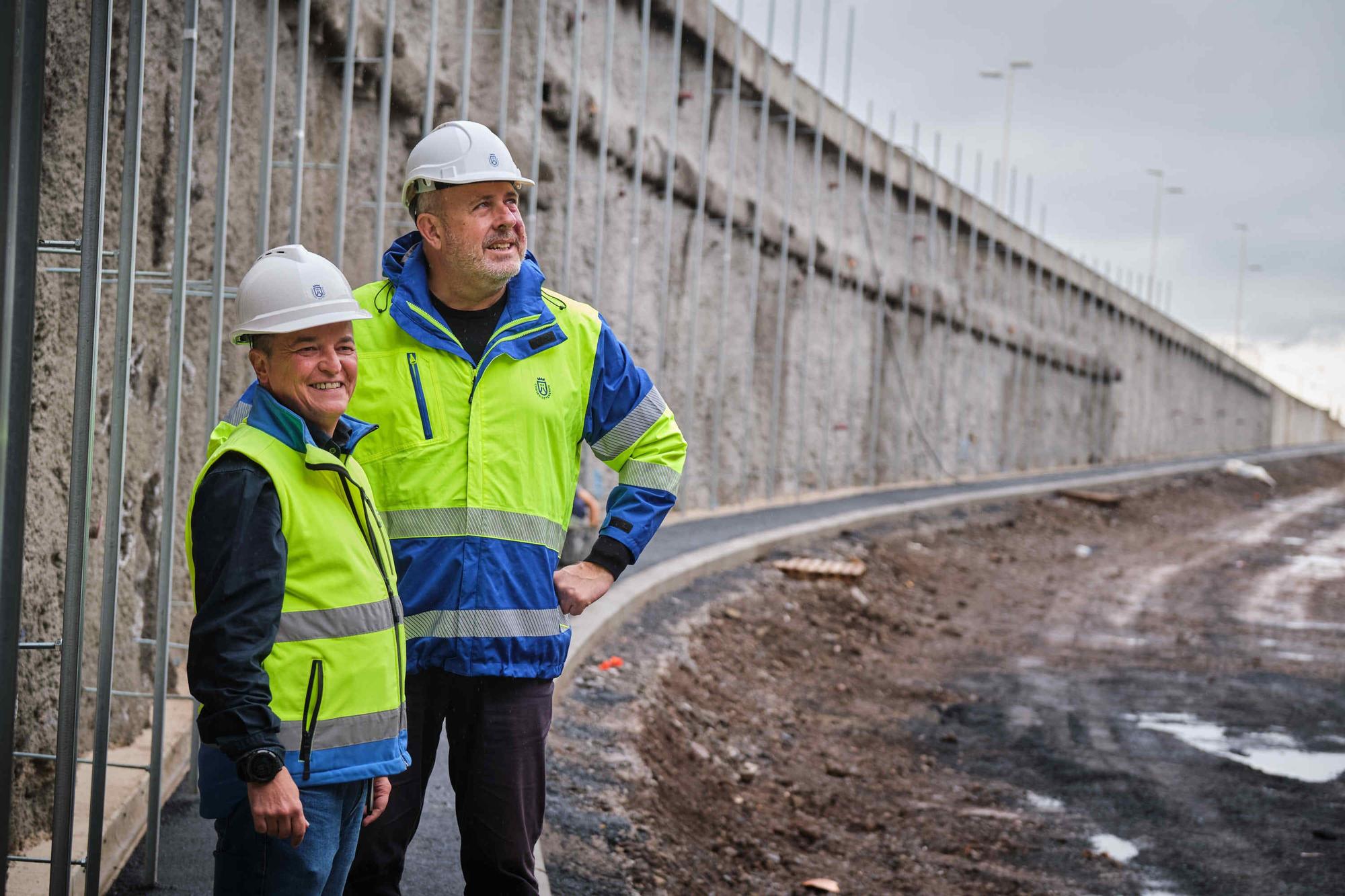 Obras de la pasarela del Padre Anchieta