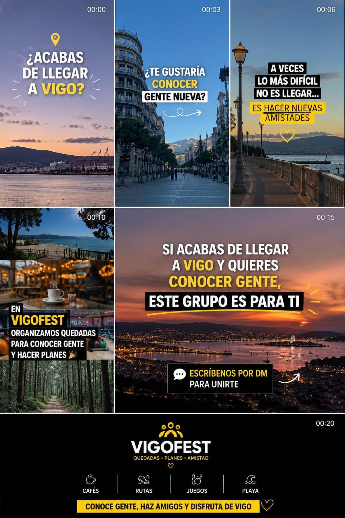 Vigofest, quedadas para conocer gente y hacer planes en Vigo Vigofest, quedadas para conocer gente y hacer planes en Vigo