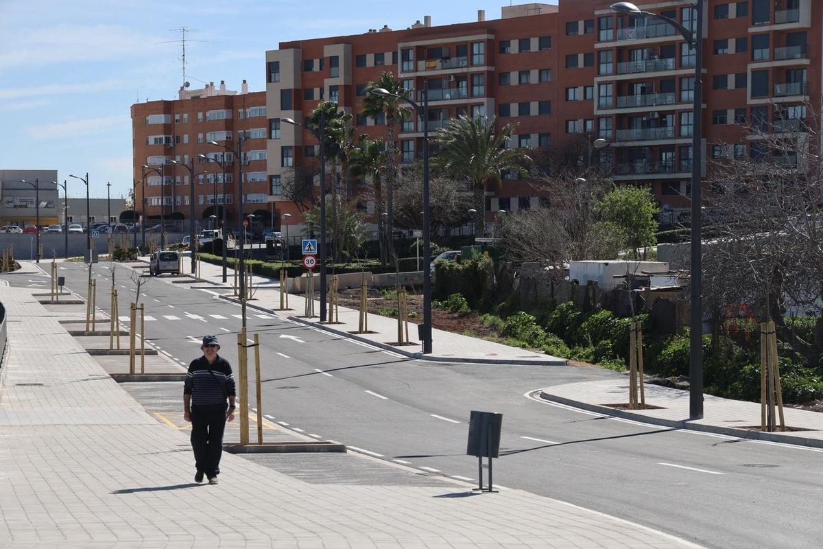 Ronda norte de Manises en una imagen tomada este viernes.