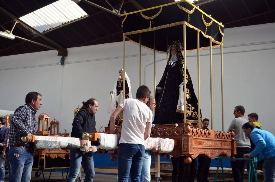 Semana Santa en Benavente: Preparativos de las cof