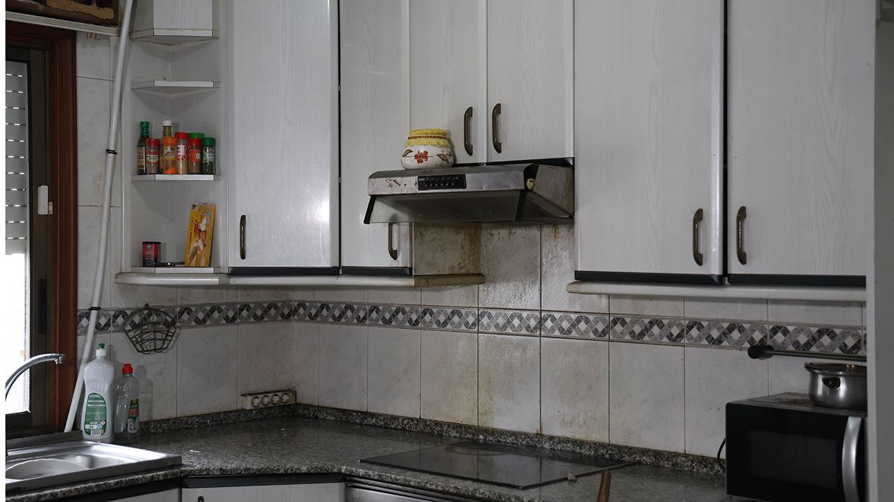 Desalojo de casa okupada en la rua Pardavila de Vigo