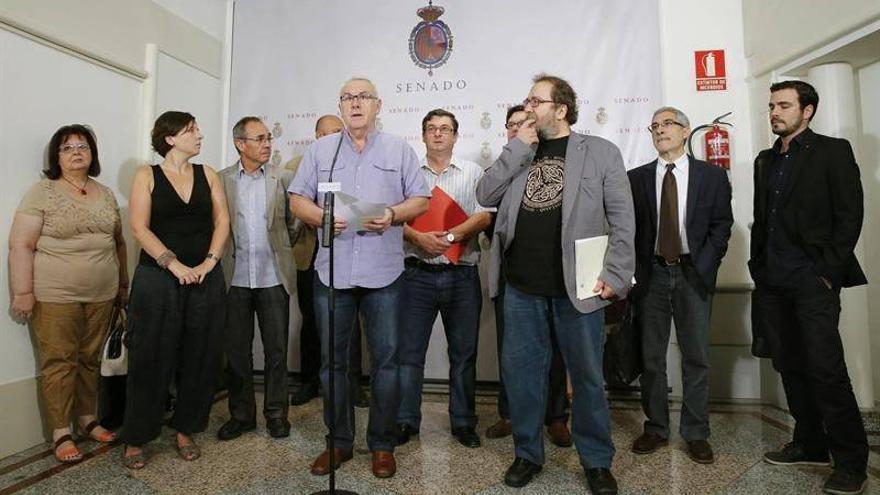 IU-ICV abandona el pleno para protestar por la ausencia de sesión de control