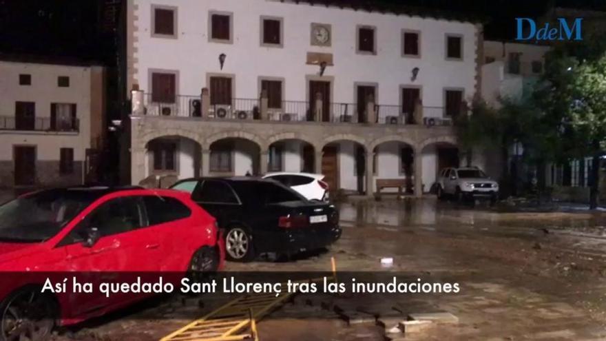 Así ha quedado Sant Llorenç tras las inundaciones