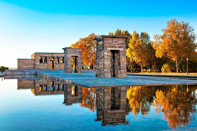 El Templo de Debod, Madrid