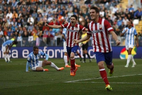 Imágenes del partido dispuado entre el Málaga y el Atlético de Madrid