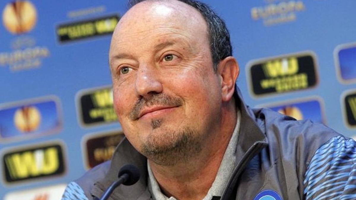 Rafa Benítez, entrenador del Nápoles