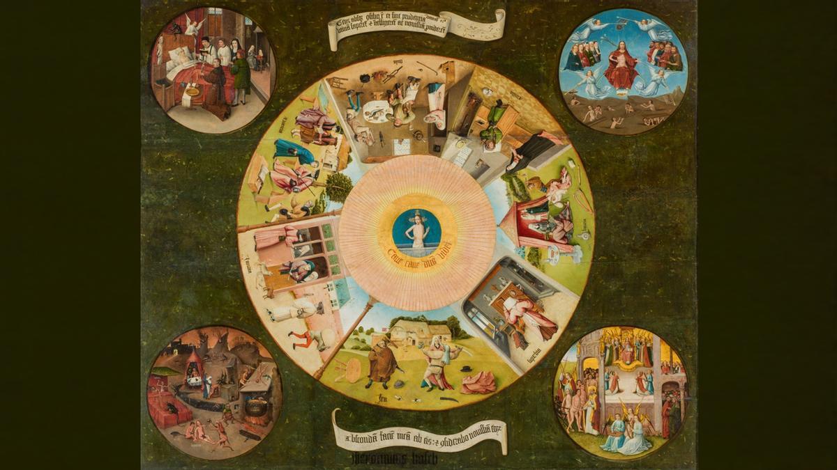"Mesa de los Pecados Capitales", El Bosco