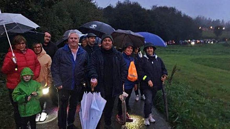 Romería con luz y sonido por Abegondo