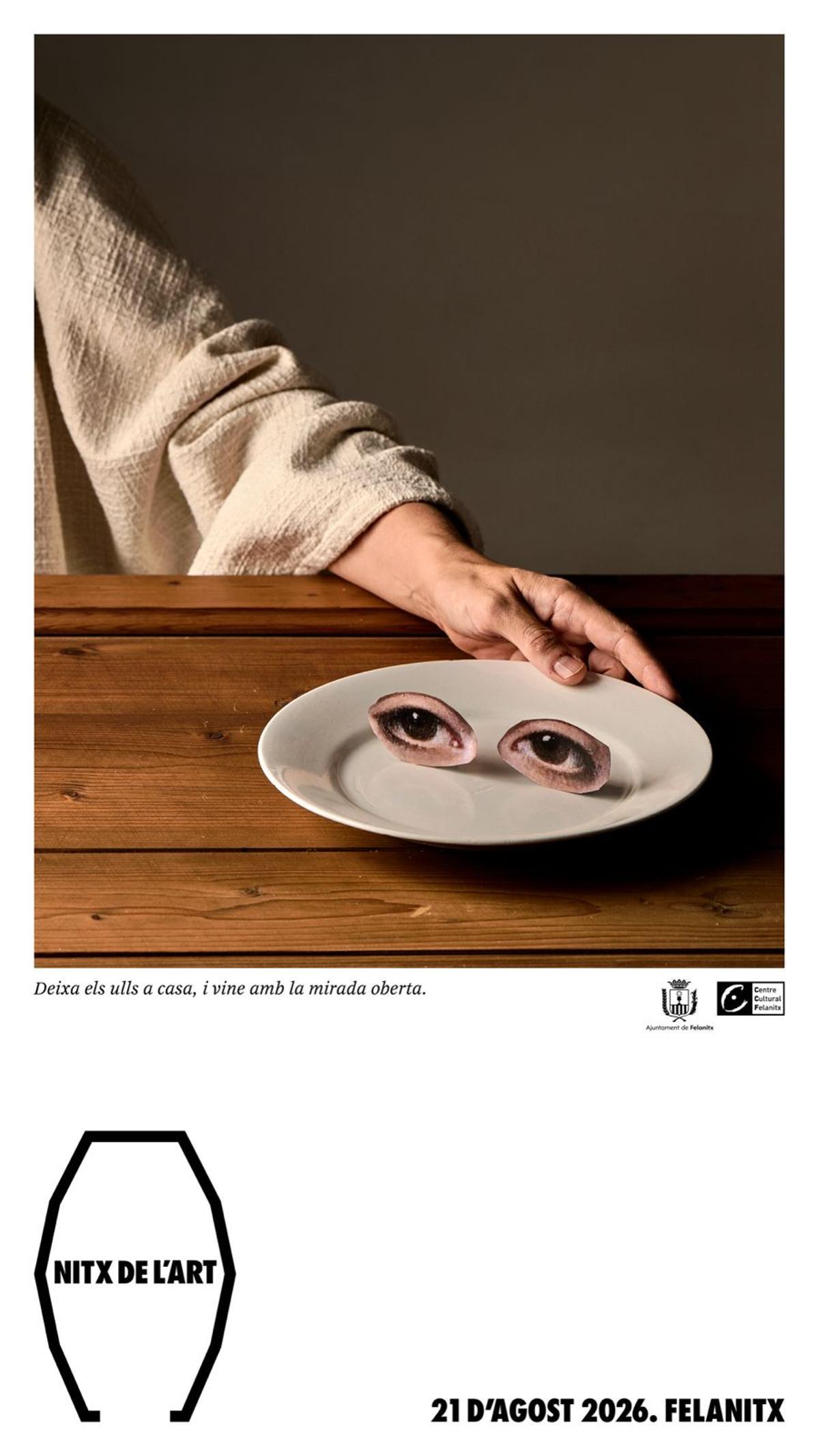 El cartel de la Nitx de l'Art de Felanitx.