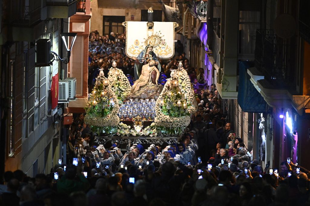 Procesión de la Virgen de la Piedad en Cartagena
