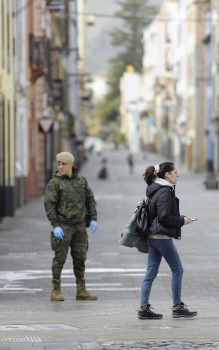 Militares en La Laguna