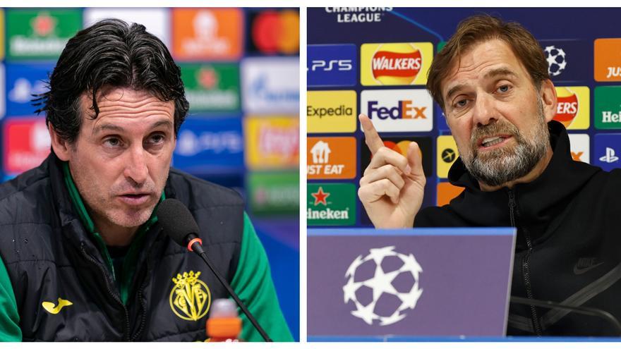 Champions League | Emery vs. Klopp: así ven las semifinales los entrenadores de Villarreal y Liverpool