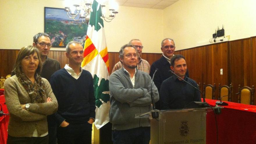 Els participants en la presentació dels actes.