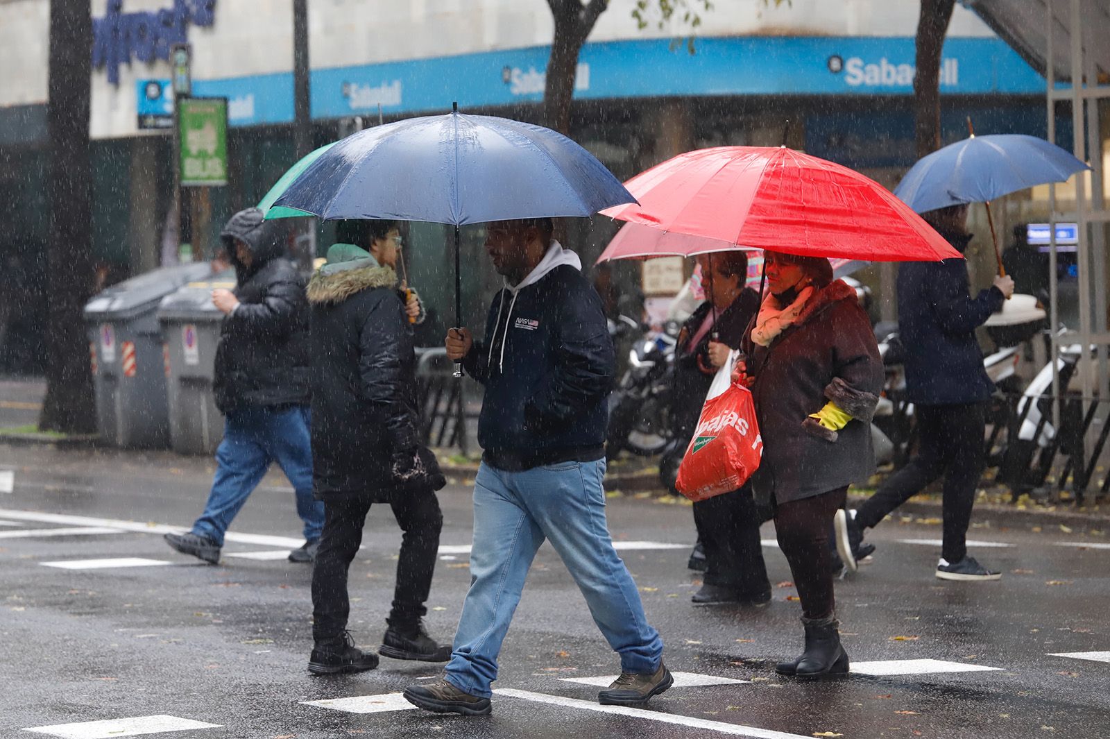 Las imágenes de la jornada de lluvias en la capital cordobesa