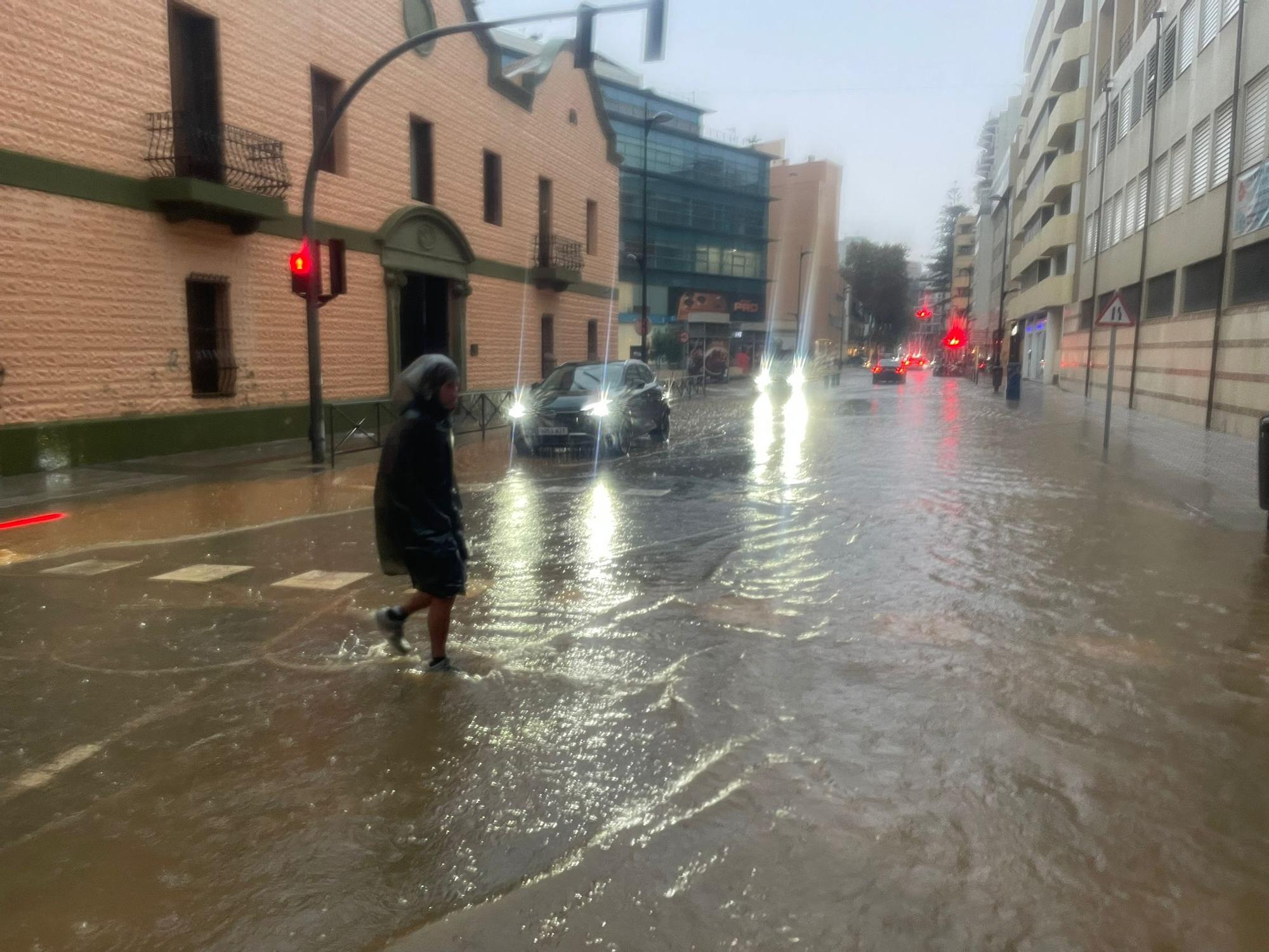 Las imágenes de la dana Alice en la tarde del sábado en Ibiza