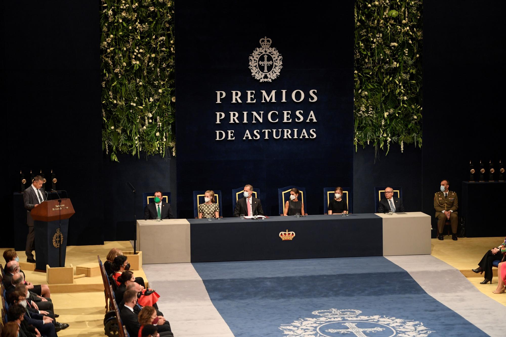 Galería: así ha sido la ceremonia de entrega de los Premios "Princesa de Asturias" en el Campoamor