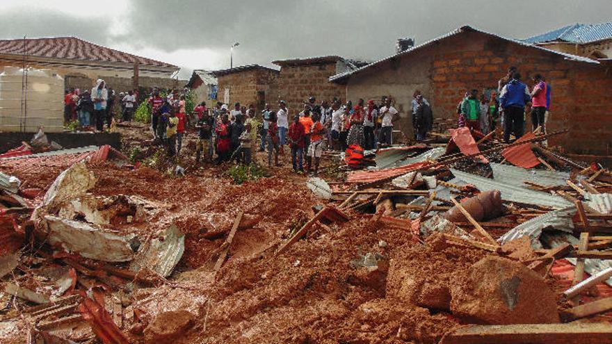 Desastre en Sierra Leona.