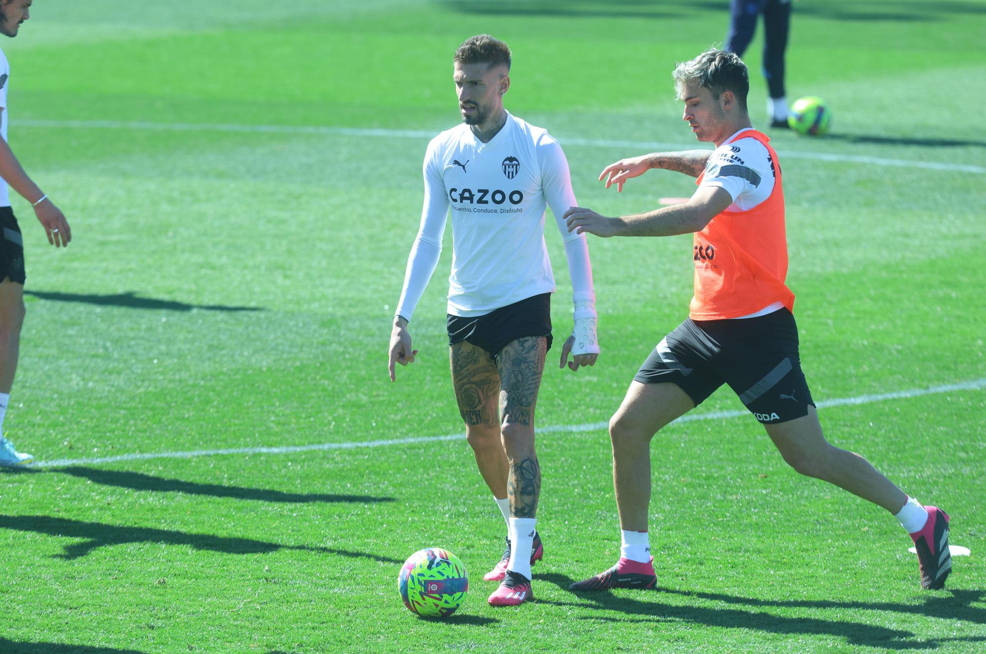 Así ha sido el entrenamiento del Valencia CF