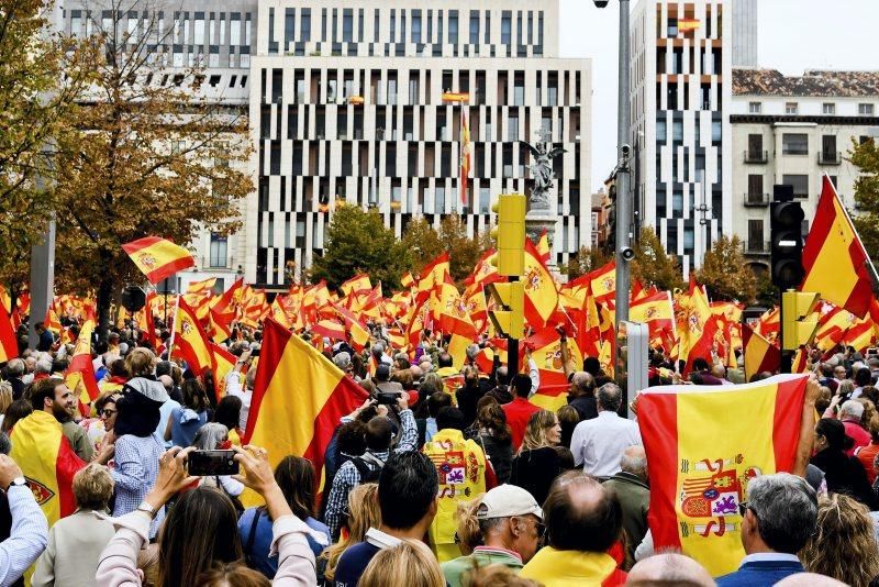 Manifestación contra el 1-0 en Zaragoza