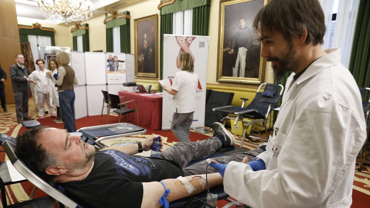 VÍDEO: Primera jornada de la Maratón de Donaciones de Sangre de Gijón