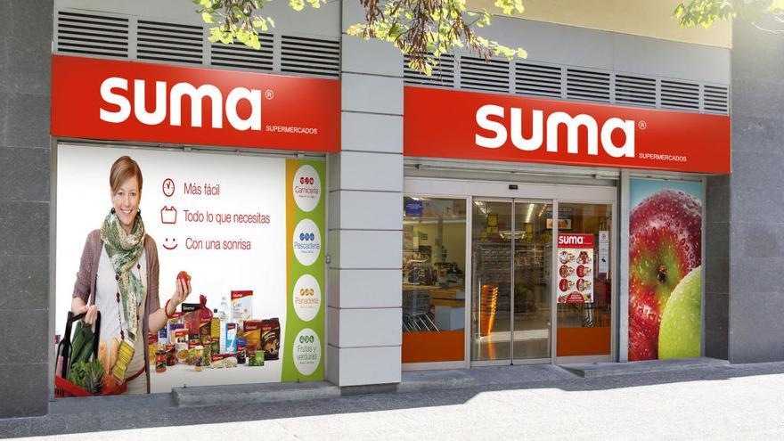Fachada de un supermercado SUMA, de la misma cadena que los Proxim.