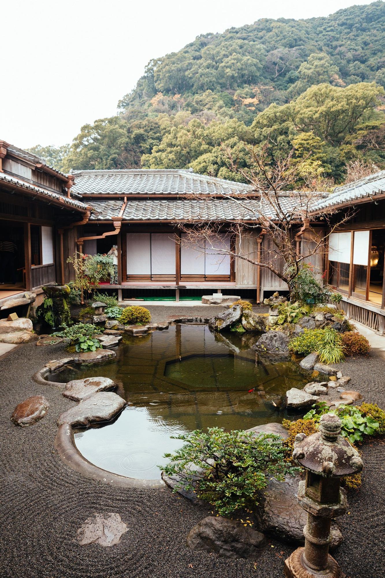 Jardines y casa señorial de Sengan-en.