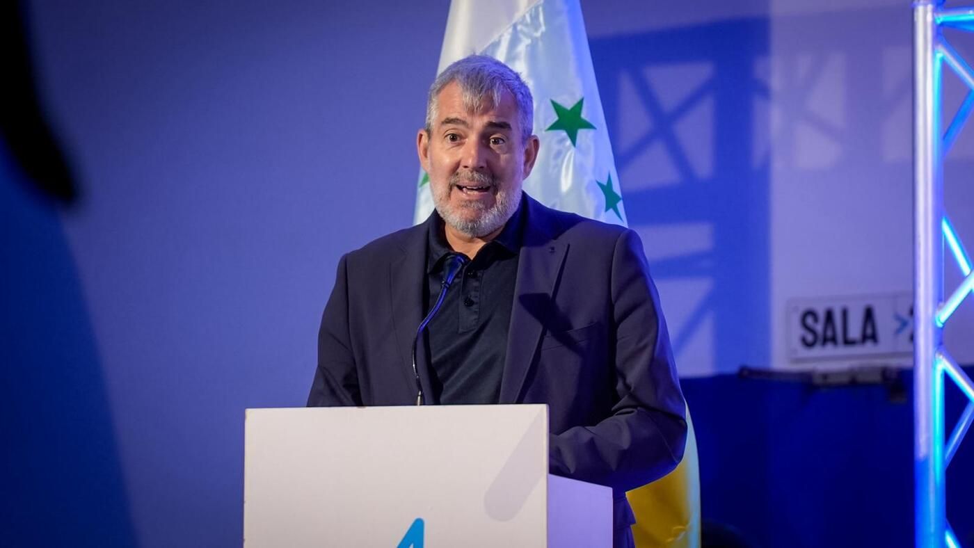 Acto de proclamación de Echedey Eugenio como secretario de CC en Arrecife