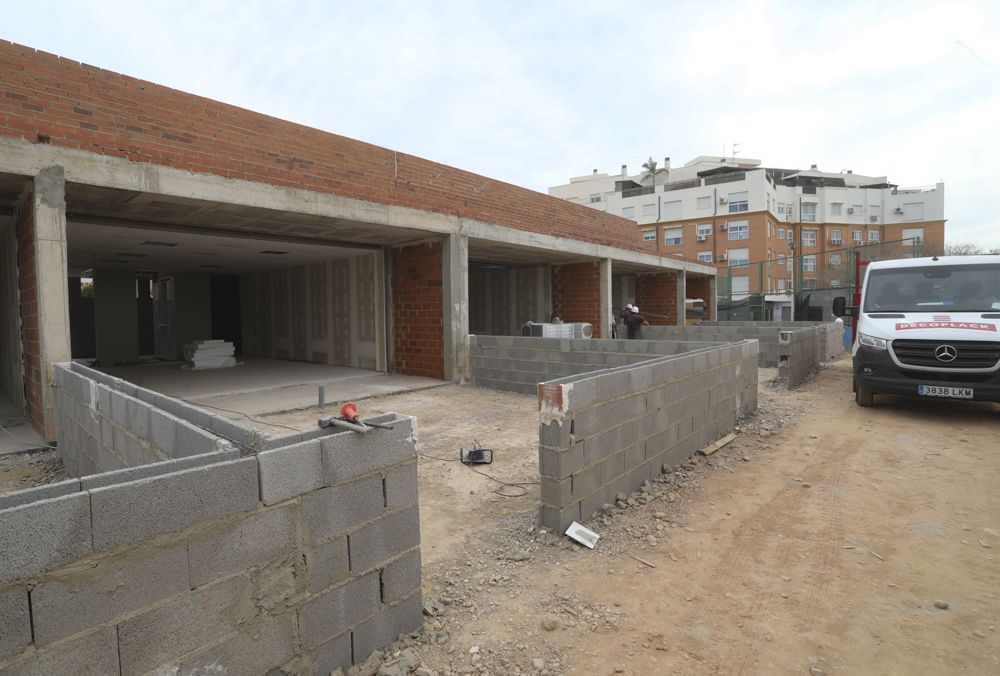 Visitamos las obras del nuevo aulario en el CEIP Maestro Joaquín Rodrigo del Port de Sagunt