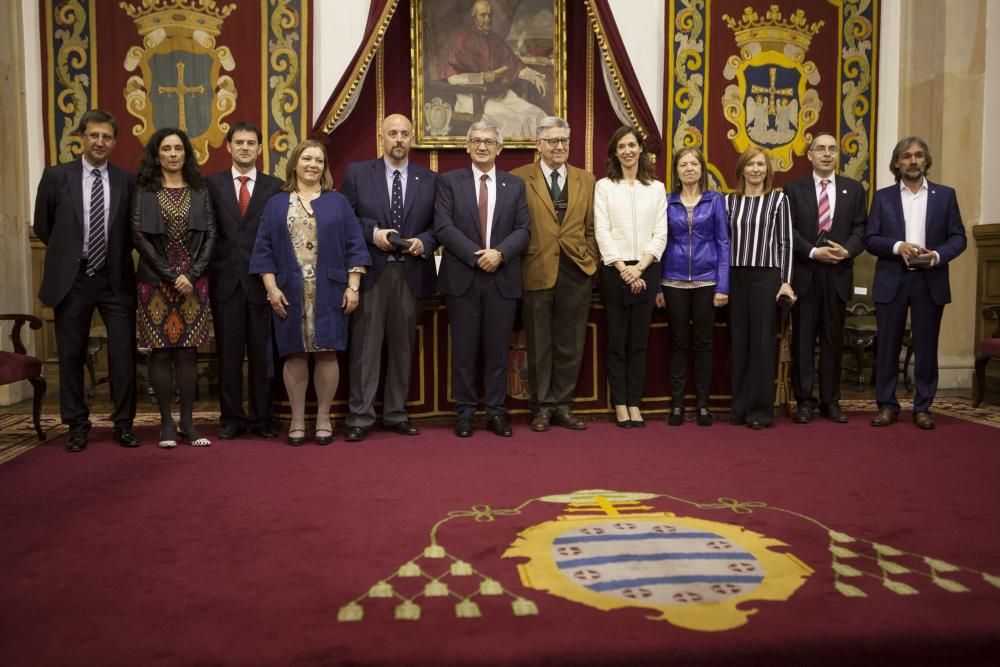 Toma de posesión de los vicerectores de la Universidad de Oviedo