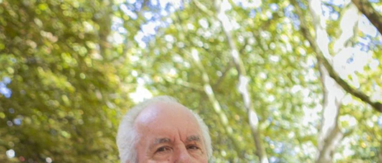 José Luis Rodríguez Morán, en el parque del Muelle de Avilés. | M. Fuentes