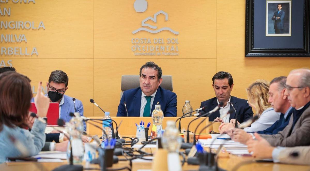 El presidente de la Mancomunidad de Municipios de la Costa del Sol, Manuel Cardeña