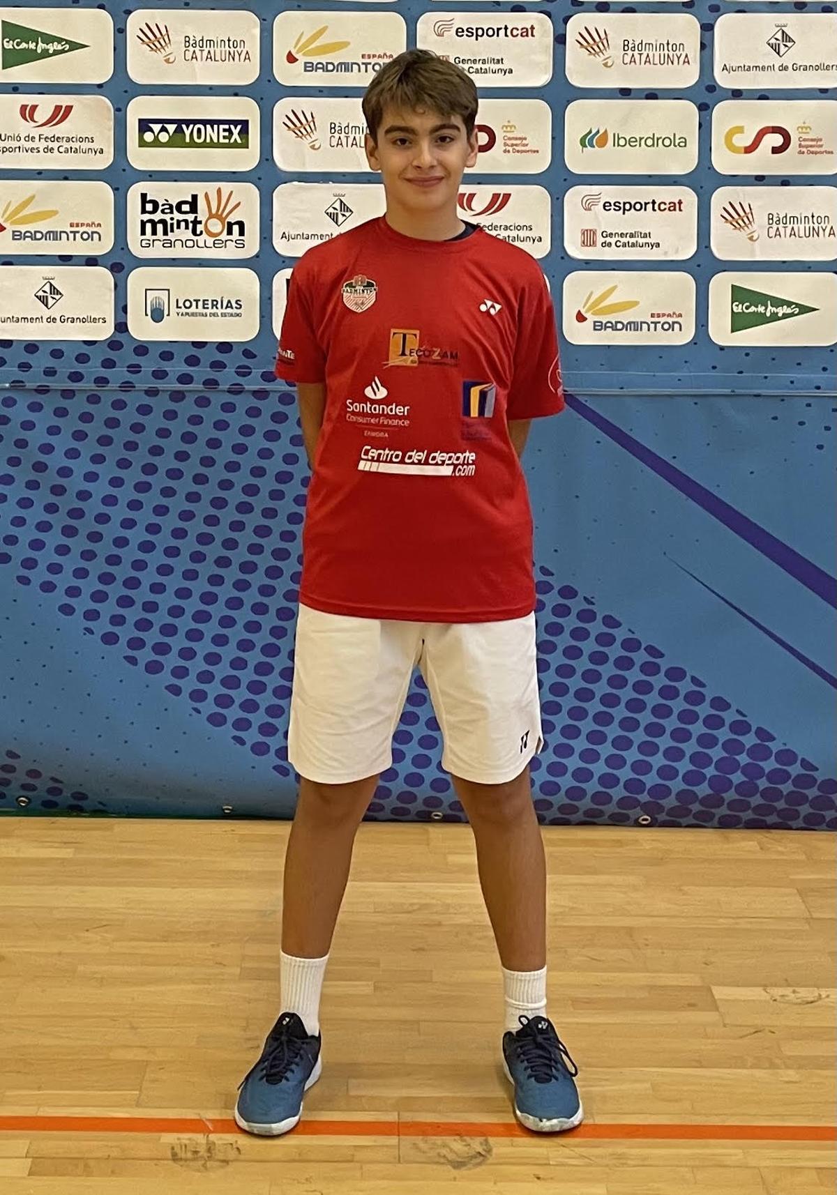 Demetrio Pinto, del Bádminton Zamora.