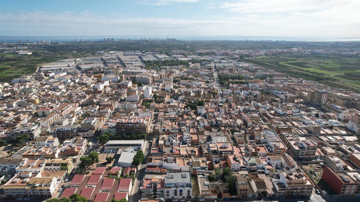 Vista aérea de Rafelbunyol.