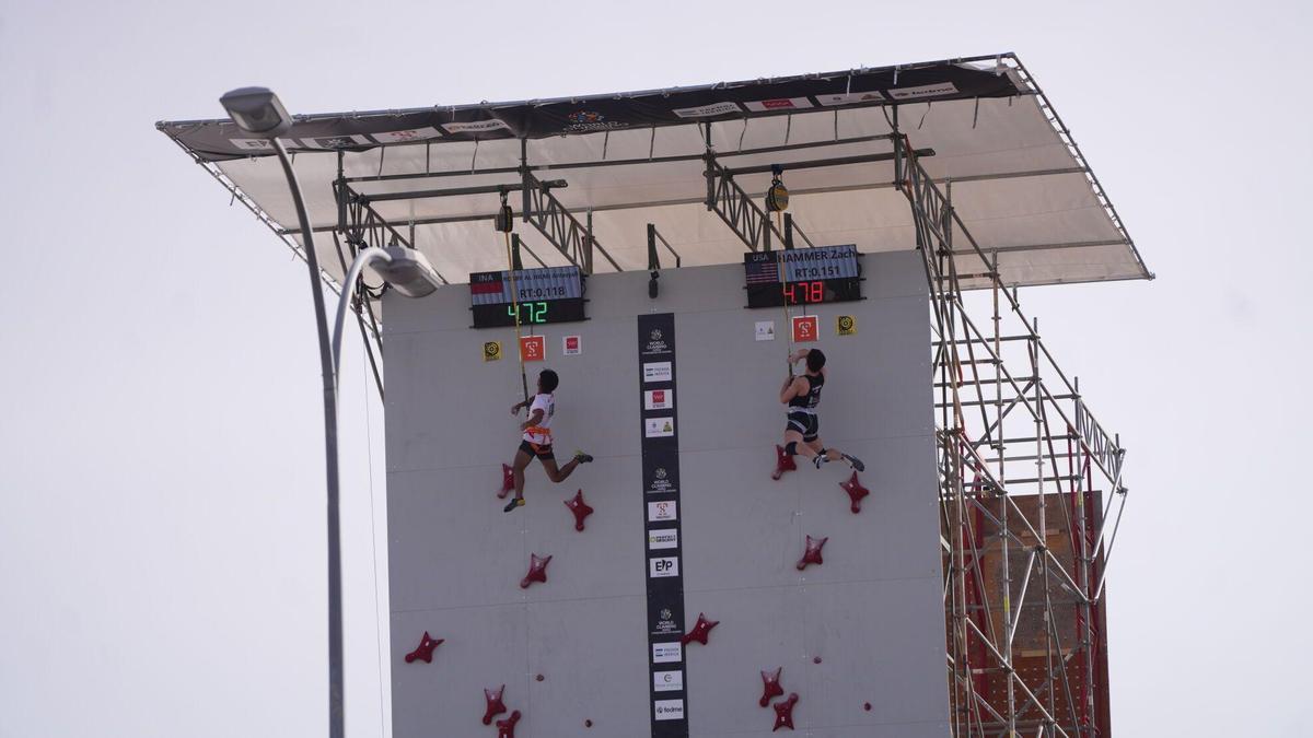 Final de velocidad de la World Climbing Series Comunidad de Madrid 2026