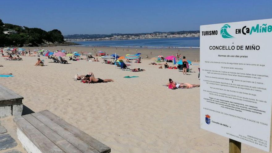 La Praia Grande de Miño recupera la bandera azul