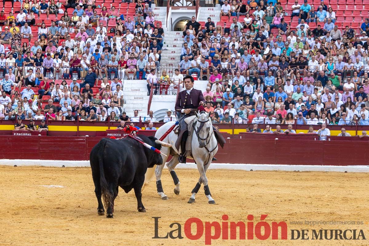 Corrida de Rejones en la Feria Taurina de Murcia (Andy Cartagena, Diego Ventura, Lea Vicens)