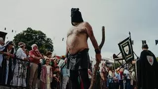 Ribadavia viaja al pasado en la 37ª edición de su Festa da Istoria: «Me gusta que sea un pueblo medieval»
