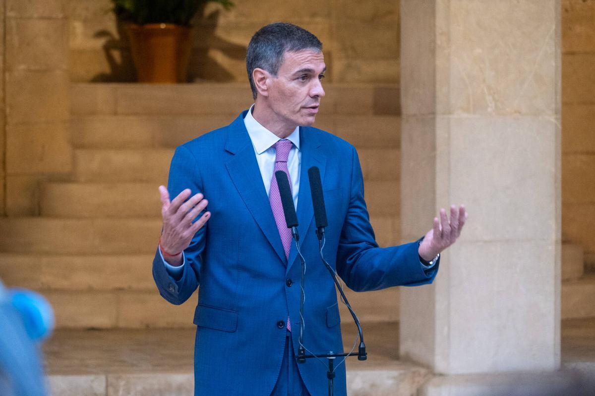 El presidente del gobierno Pedro Sánchez El presidente del gobierno Pedro Sánchez