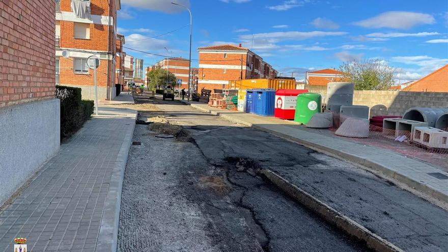 Finalizan los trabajos de fresado del barrio San Isidro de Benavente