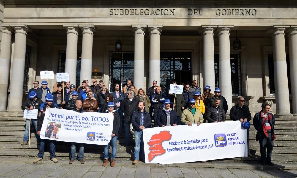 La Policía Nacional pide más medios en Pontevedra